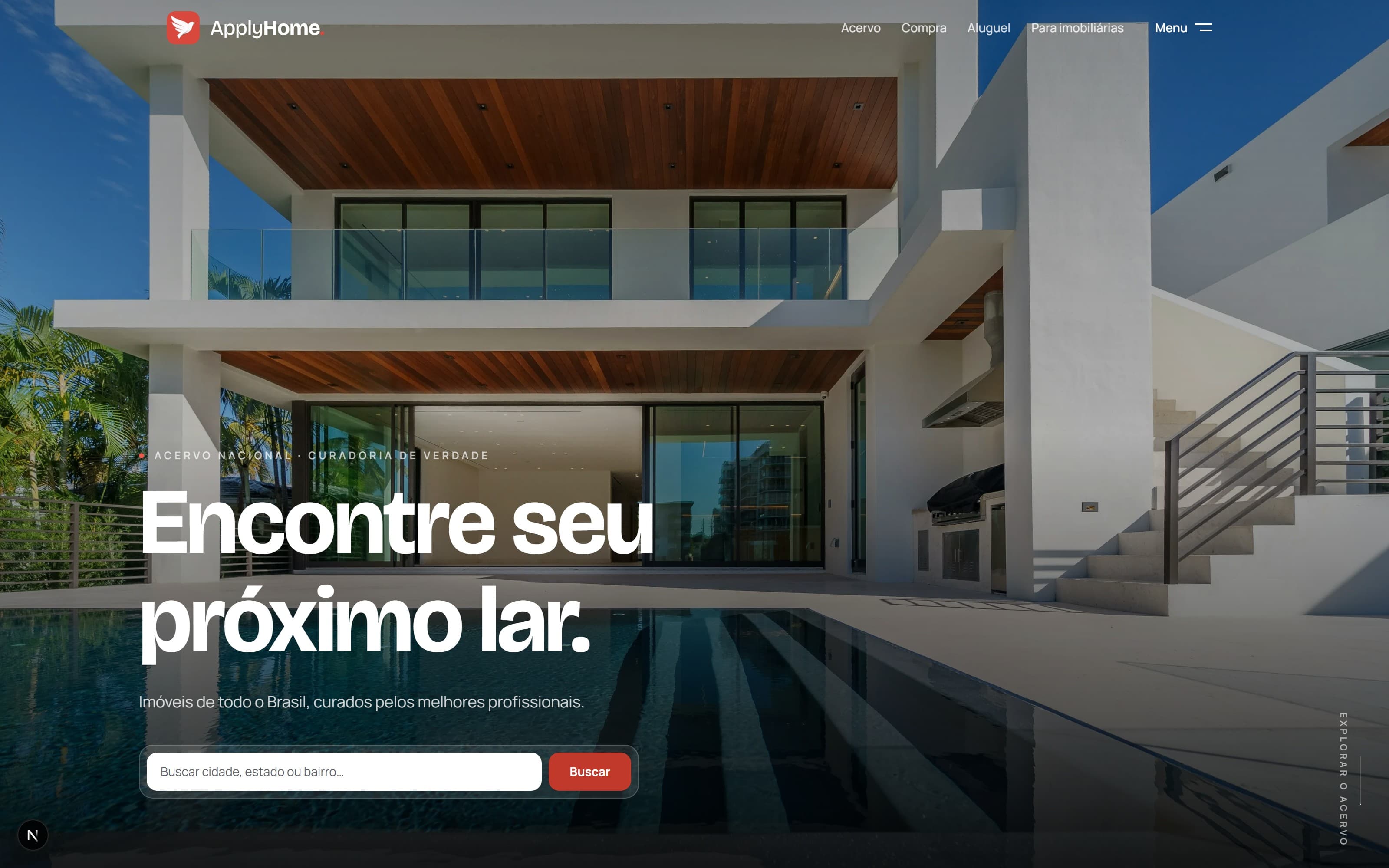 Acervo nacional ApplyHome — a vitrine cinematográfica onde o consumidor acha o próximo lar