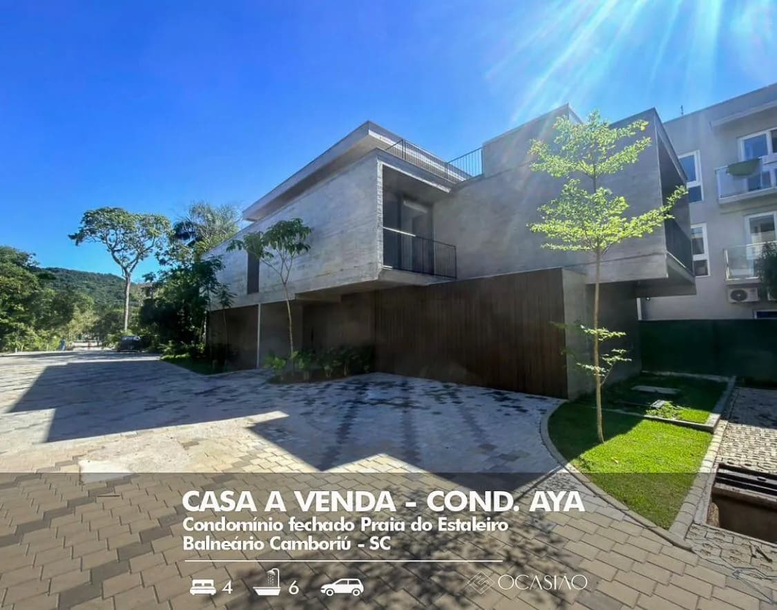 Casa à venda - Condomínio AYA Casas - Praia do Estaleiro, Balneário Camboriú, SC — foto 1